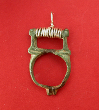 Medieval Shoe Buckle Pendent, ca. 15th-17th Cent. AD